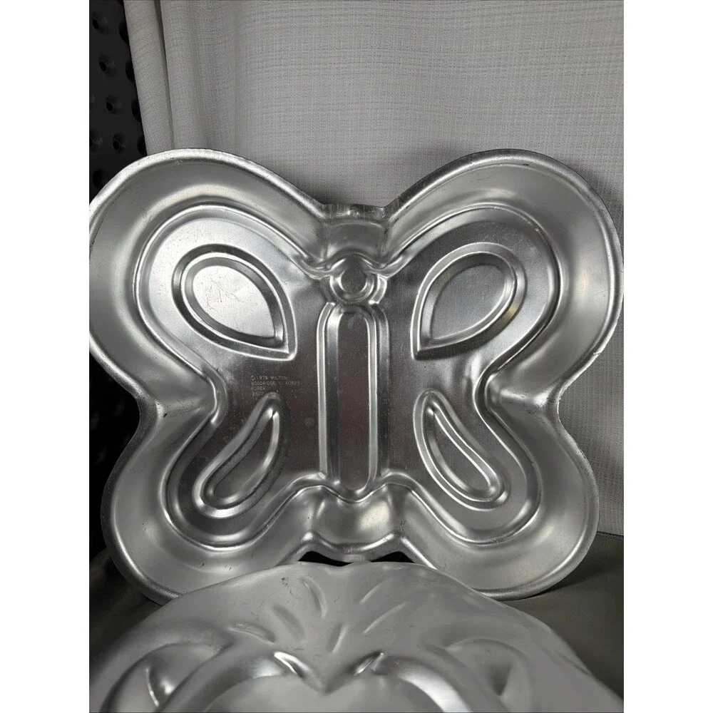 Vtg Wilton Character Cake Pan Lot (Set of 5) Lion, Horse, Bear, Butterfly, Train